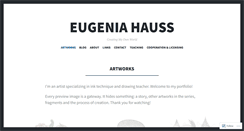 Desktop Screenshot of eugeniahauss.com